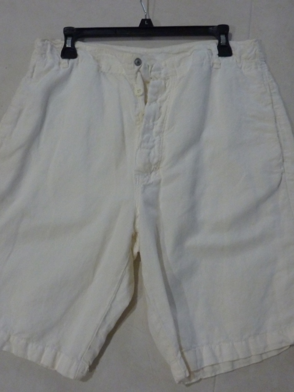Vintage Diesel Y2K Linen Shorts Mens SIZE 33  50% Cotton50% Flax RELAXED BEACH